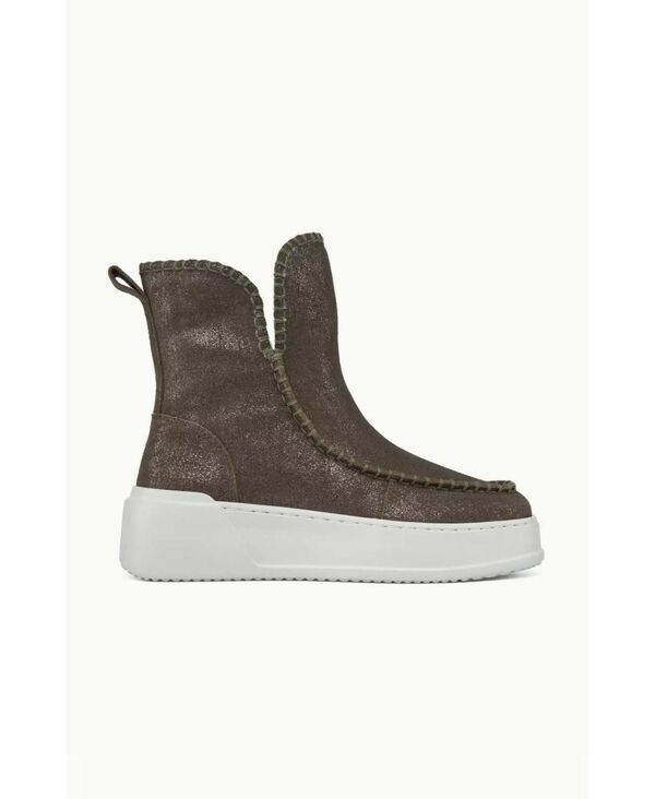 ジェースライズ レディース シューズ スニーカー JSlides Jaja Khaki leather カーキ