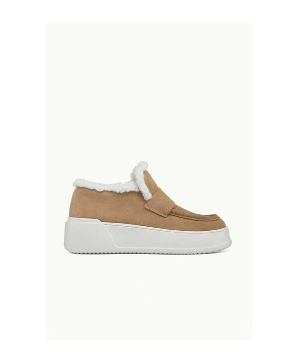 ジェースライズ レディース シューズ スニーカー JSlides Junie Camel leather キャメル