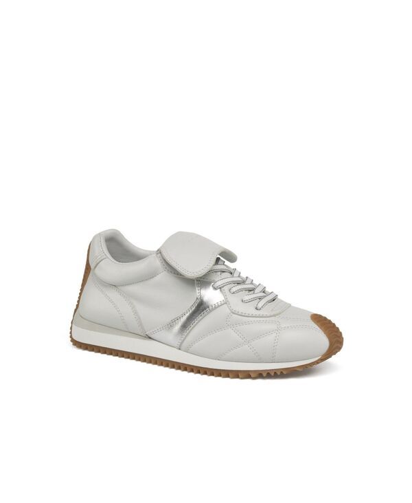 ジェースライズ レディース シューズ スニーカー JSlides Lottie White silver leather ホワイト