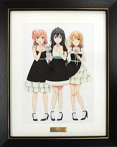 【中古】原画イラストボード 付属品付)やはり俺の青春ラブコメはまちがっている。続 描き下ろし複製原画キャラファイングラフA4 マカロンVer.