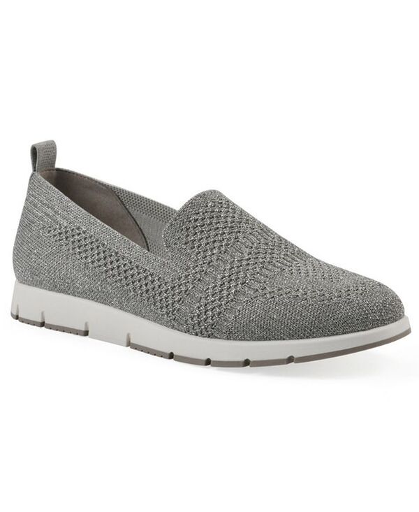 クリフバイホワイトマウンテン レディース シューズ スニーカー Cliffs by White Mountain Womens Garren SlipOn Shoes Gray Glitter Kni