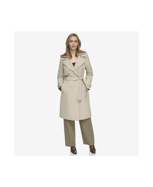 アンドリューマーク レディース アウター ジャケット・ブルゾン コート Andrew Marc Womens Eveshamixed Media Insulated Trench Coat Antle