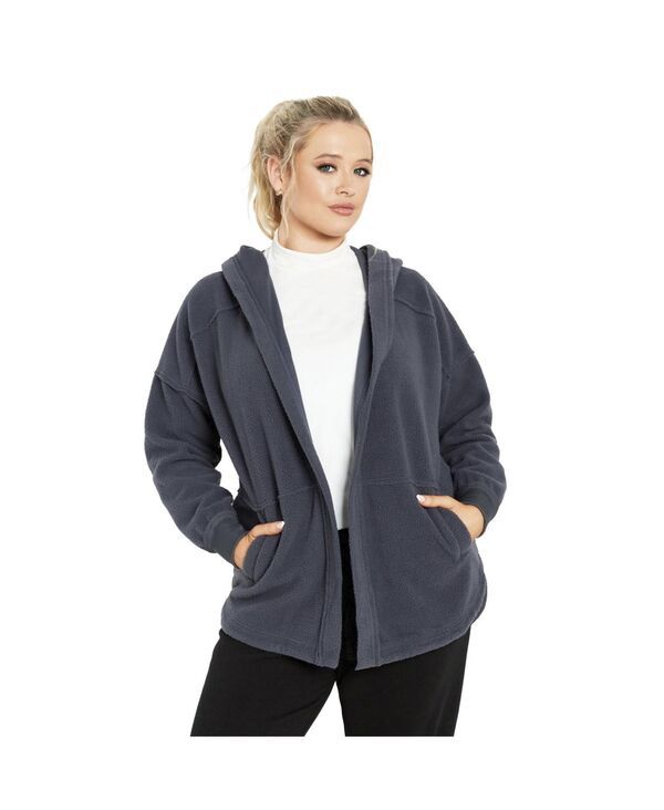 アベニュー レディース アウター ジャケット・ブルゾン フリース AVENUE Womens Weekender Hooded Fleece Jacket Steel 13,121円