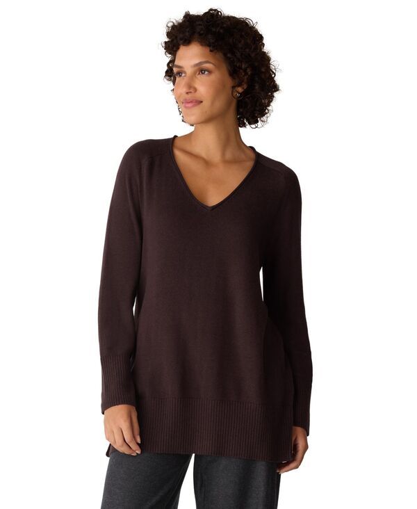 エイリーンフィッシャー レディース アウター ニット・セーター Vネック 長袖 Eileen Fisher Womens VNeck LongSleeve Sweater Casis