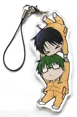 [Used] Doujin Accessories/Accessory Series [Kuroko's Basketball] Mugyucharia Strap Key Holder Midorima Shintaro & Takao Kazunari Sunaro) SUPER COMIC CITY23/ Sanon's!