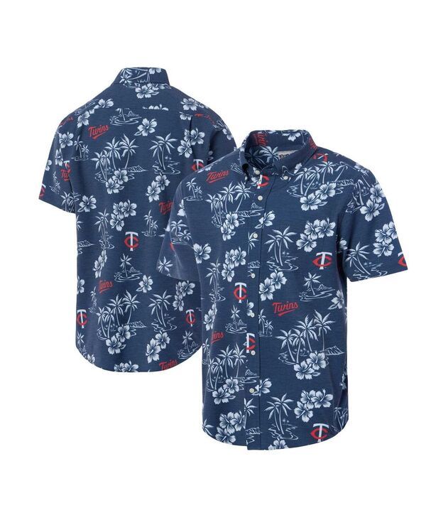 レインスプーナー メンズ トップス シャツ ダウン Reyn Spooner Mens Navy Minnesota Twins Kekai ButtonDown Shirt Navy ネイビー