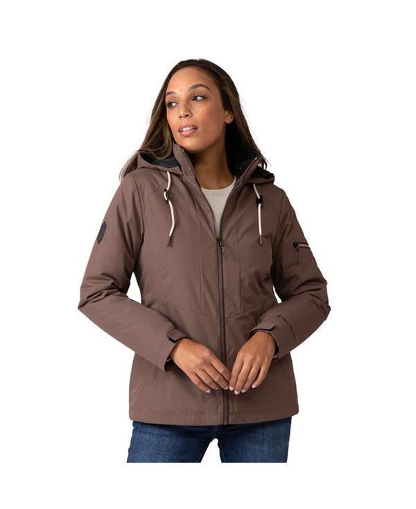 フリー カントリー レディース アウター ジャケット・ブルゾン ジャケット Free Country Womens Back of Bell 3in1 Systems Jacket Toffee