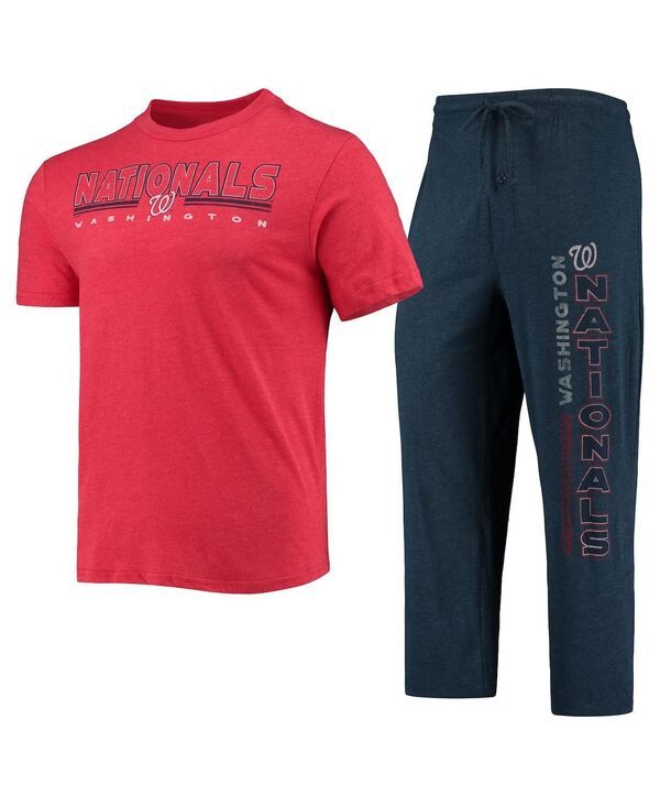 コンセプツ スポーツ メンズ トップス Tシャツ パンツ Conceptsport Mens Navy Red Washingtonationals Meter Tshirt and Pantslee
