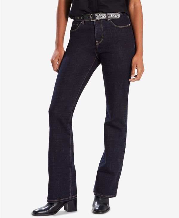 リーバイス レディース ボトムス デニムパンツ ブーツカット ブーツ ジーンズ Levis Womens Casual Classic Mid Rise Bootcut Jeans Island Ri