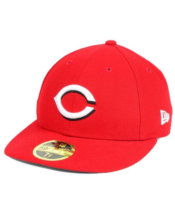 ニューエラ メンズ アクセサリー 帽子 キャップ New Era Cincinnati Reds Low Profile AC Performance 59FIFTY Cap Red レッド