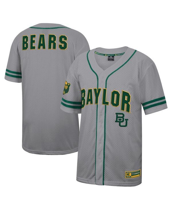 コロシアム メンズ トップス シャツ ジャージー Colosseumens Gray Baylor Bears Free Spirited Baseball Jersey Gray グレー