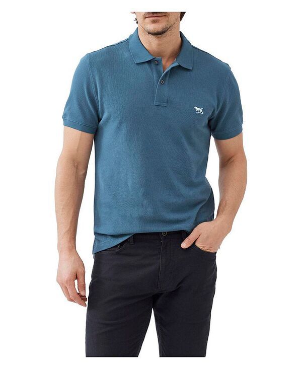 ロッドアンドグン メンズ アウター パーカー・スウェット ポロシャツ Rodd Gunn Mens The Gunn Sports Fit Short Sleeve Polo Teal blue ブル