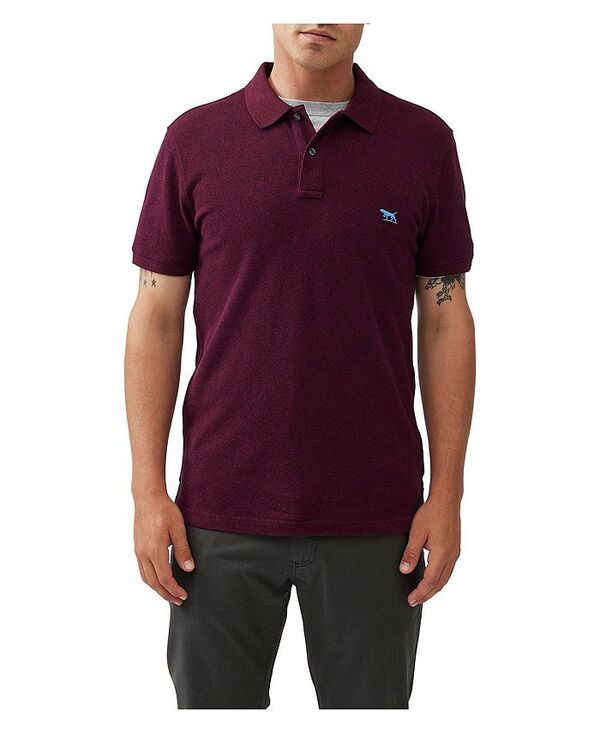 ロッドアンドグン メンズ アウター パーカー・スウェット ポロシャツ Rodd Gunn Mens The Gunn Sports Fit Short Sleeve Polo Garnet red レ
