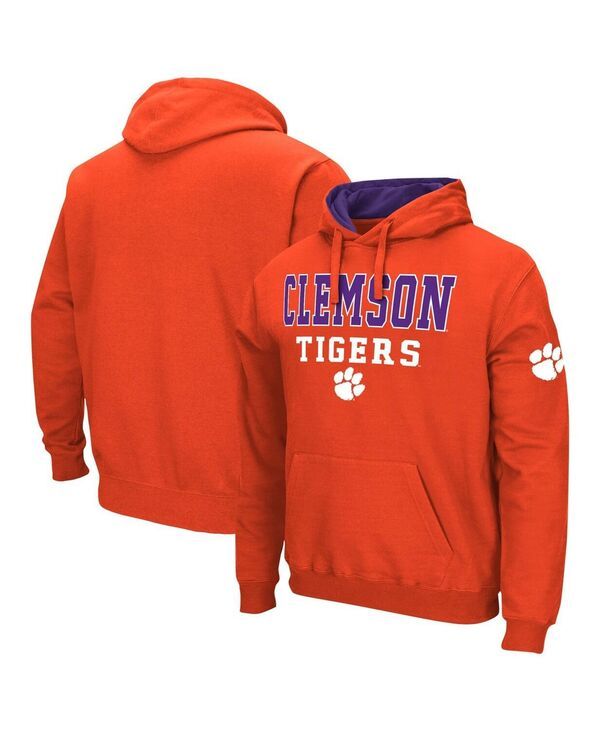 コロシアム メンズ アウター パーカー・スウェット パーカー Colosseum Mens Orange Clemson Tigers Sunrise Pullover Hoodie Orange オ