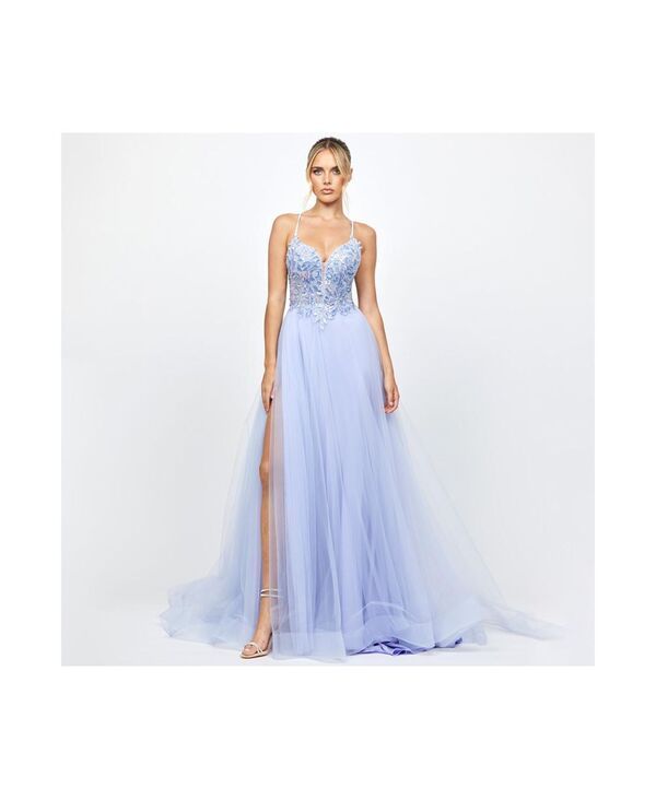 バリアーノ レディース トップス ワンピース チュール BARIANO Womens Adina Tulle Ball Gown Light purple パープル