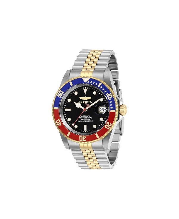 インビクタ メンズ アクセサリー 腕時計 Invicta Mens 29180 Pro Diver Automatic 3 Hand Black Dial Watch Gold ゴールド