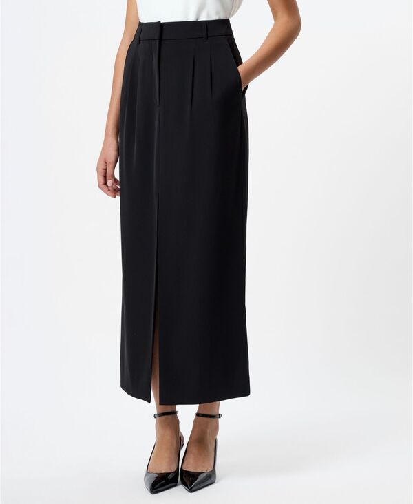 フレンチコネクション レディース ボトムスカート ミディ French Connection Womens Harry Suiting Midi Skirt Black ブラック