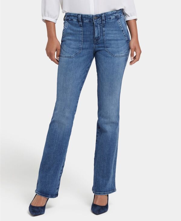 エヌワイディージェイ レディース ボトムス デニムパンツ ブーツカット ブーツ ジーンズ NYDJ Womens Barbara Bootcut Utility Jeans Caliente
