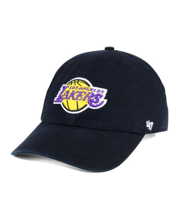 47 ブランド メンズ アクセサリー 帽子 47 Brand Mens Los Angeles Lakers Clean Up Hat Black ブラック