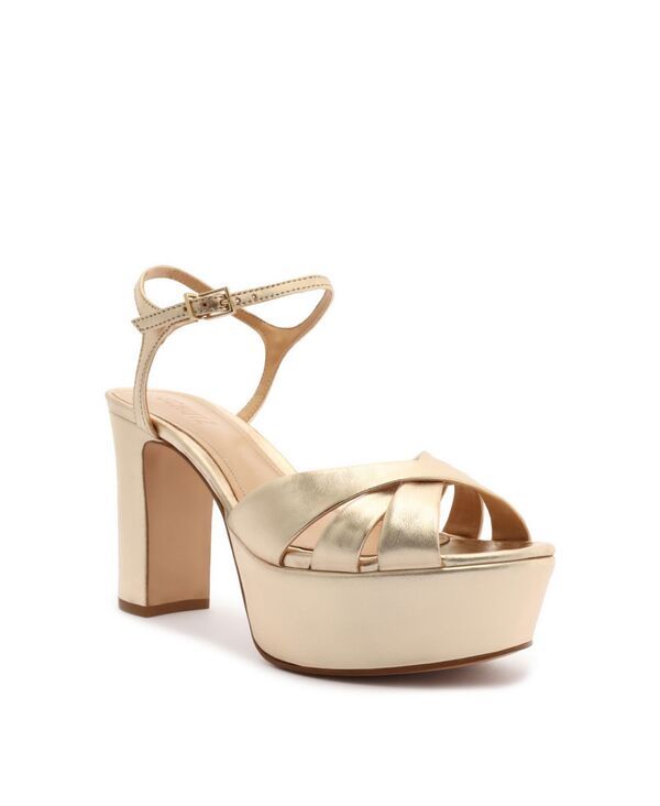 シュッツ レディース シューズ サンダル プラットフォーム Schutz Womens Keefa Platform Sandals Gold ゴールド