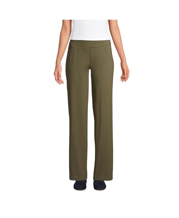 ランズエンド レディース ボトムス カジュアルパンツ ストレート パンツ トール Lands End Womens Tall Starfish Mid Rise Straight Leg Pants