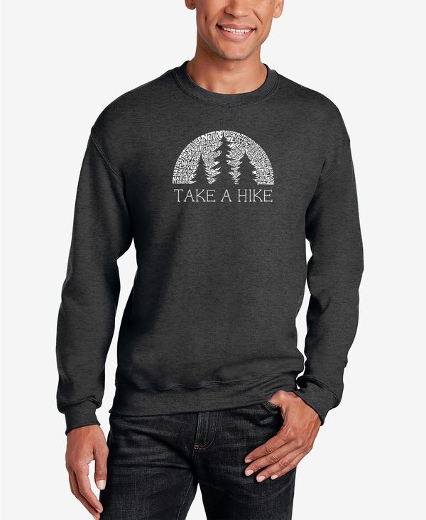 エルエーポップアート メンズ アウター パーカー・スウェット クルーネック スウェット シャツ LA Pop Art Mens Nature Lover Word Art Crew Neck Swea