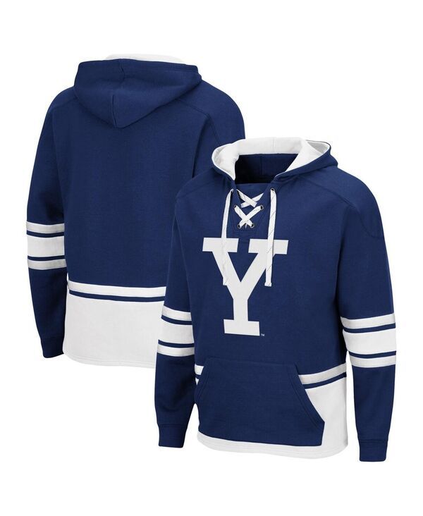 コロシアム メンズ アウター パーカー・スウェット レース Colosseumens Navyale Bulldogs Lace Up 30 Pullover Hoodie Navy ネイビー