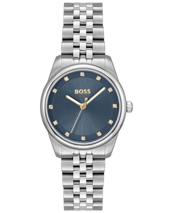 ヒューゴボス レディース アクセサリー 腕時計 Tシャツ Hugo Boss Womens Graceful Precious Quartz Basic Stainless Steel Watch 3