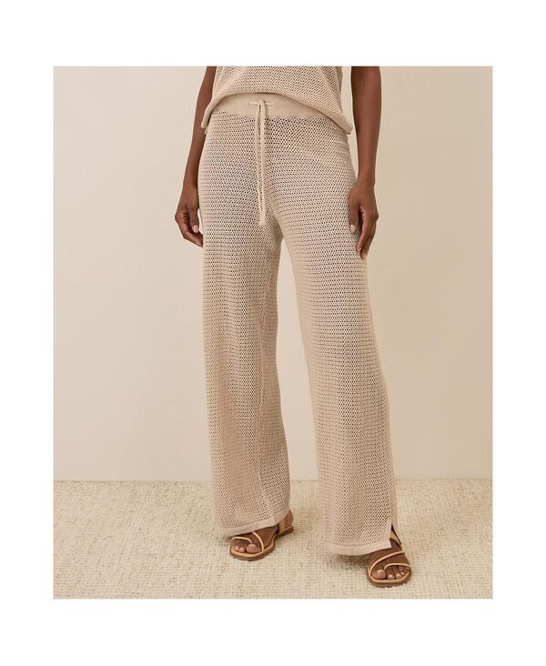 パクト レディース ボトムス カジュアルパンツ ニット Pact Womens Beachside Crochet Knit Pant Sandshell 17,026円