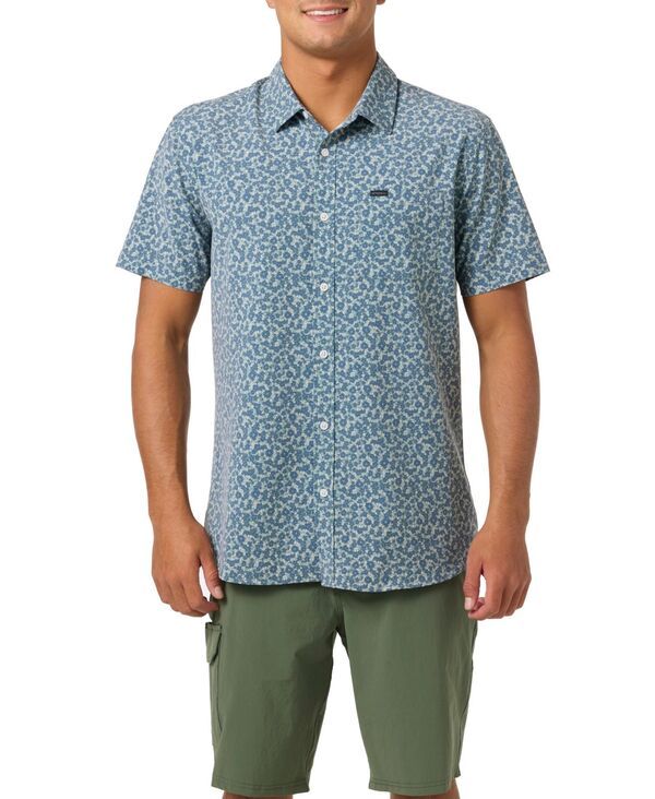 オニール メンズ トップス シャツ ONeill Mens Traveler Ultraviolet Protection Factor Short Sleeve Standard Shirt Sag