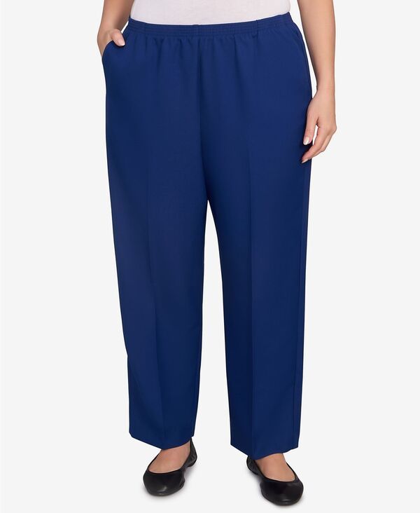 アルフレッド ダナー レディース ボトムス カジュアルパンツ プラスサイズ パンツ Alfred Dunner Plus Size Classic Poly Accord Medium Length 8,564円
