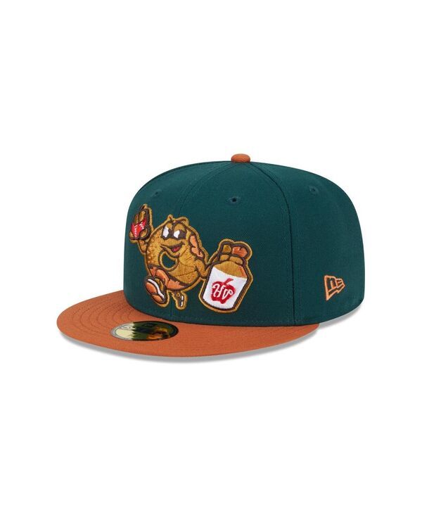 ニューエラ メンズ アクセサリー 帽子 New Era Mens Green Hudson Valley Renegades Theme Nights 59FIFTY Fitted Hat Green