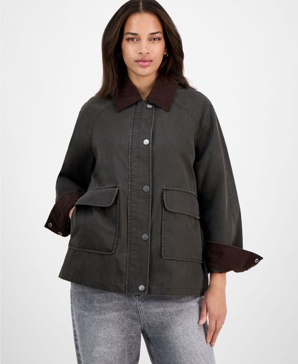 ビーシービージーマックスアズリア レディース アウター ジャケット・ブルゾン コーデュロイ ジャケット BCBGMAXAZRIA Womens CorduroyCollar Barn Jacket A