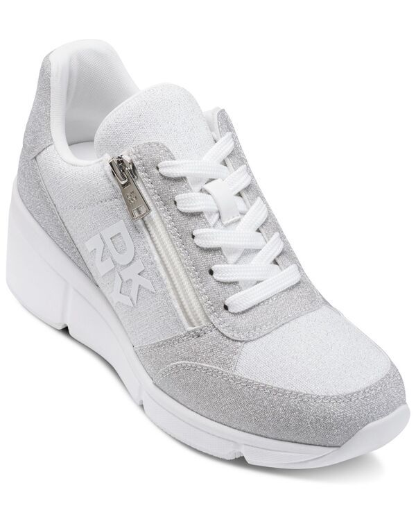 ダナ キャラン ニューヨーク レディース シューズ スニーカー DKNY Womensorvino Wedge Sneakers White ホワイト