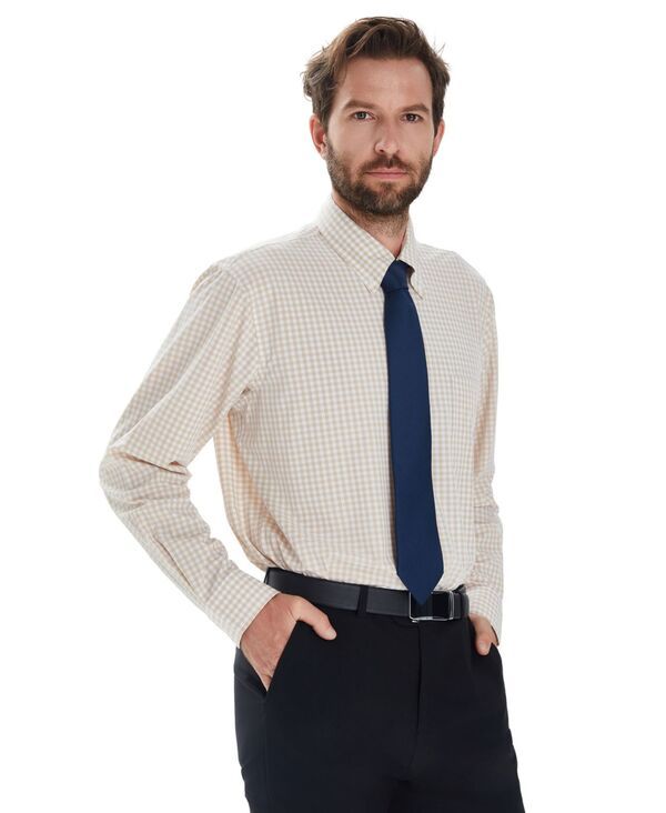 クラブルーム メンズ トップス シャツ Club Roomens Traveler Dresshirt Ivory アイボリー