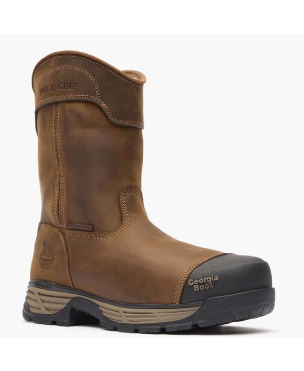 ジョージブーツ メンズ シューズ ブーツ・レインブーツ GEORGIA BOOT Mens Durablend Edge 10 Waterproof Alloy Toe Pull On Work Bo
