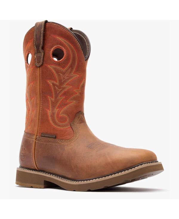 ジョージブーツ メンズ シューズ ブーツ・レインブーツ GEORGIA BOOT Mens Core 37 Western 11 Waterproof PullOn Work Boot Brown r