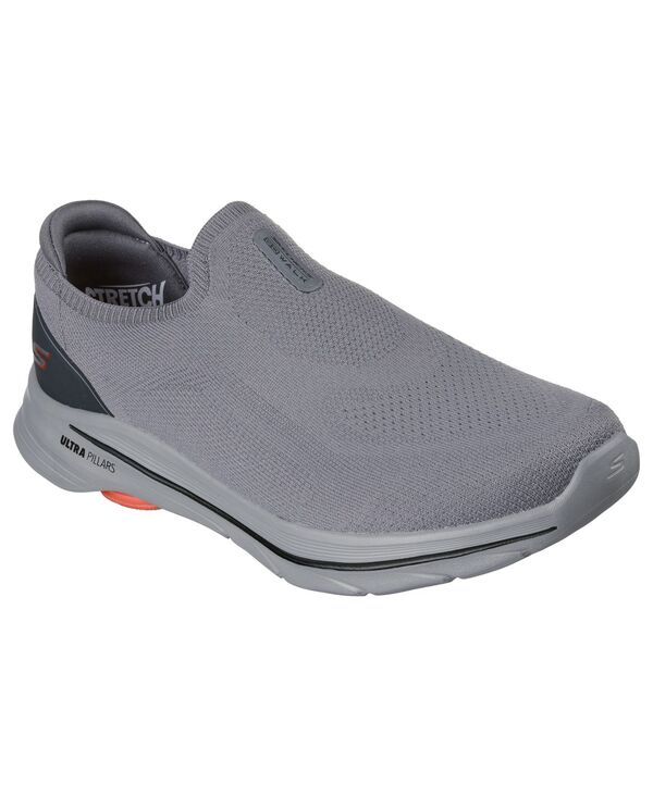 スケッチャーズ メンズ シューズ スニーカー Skechers Mens GO WALK 8 Casual Walking Sneakers from Finish Line Charcoal Red