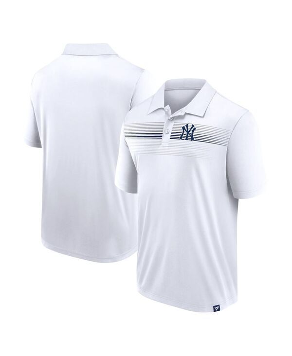 ファナティクス メンズ トップス ポロシャツ トール シャツ Fanatics Mens White New York Yankees Big Tall Victory For Us Interloc