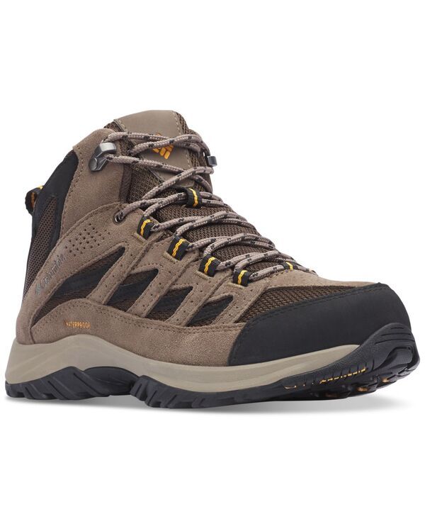 コロンビア メンズ シューズ ブーツ・レインブーツ Columbia Mens Crestwood Waterproof Mid Hiking Boot Cordovan Squash