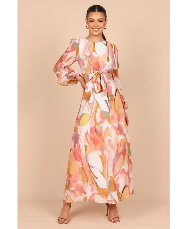 Petal and Pup レディース トップス ワンピース マキシワンピース マキシ Petal and Pup Womens Laquin Long Sleeve Maxi Dress Pink