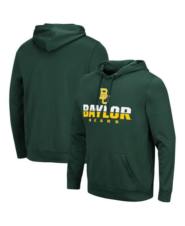 コロシアム メンズ アウター パーカー・スウェット パーカー Colosseum Mens Green Baylor Bears Lantern Pullover Hoodie Green グリーン