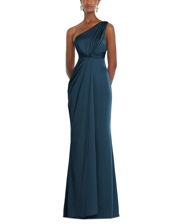 ドレッシーコレクション レディース トップス ワンピース ドレープ ワンショルダー エンパイア Dessy Collection Womens OneShoulder Draped Twist Emp
