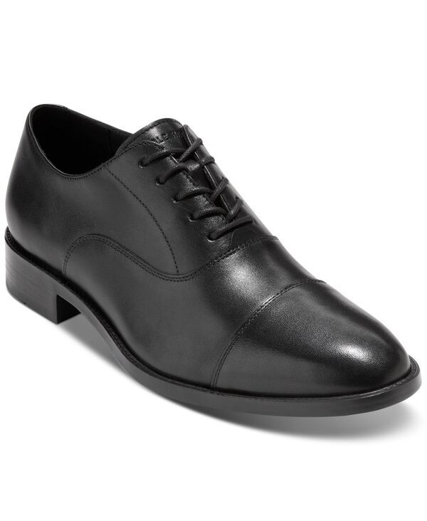 コールハーン メンズ シューズ オックスフォード キャップ レース Cole Haan Mens Hawthorne LaceUp CapToe Oxford Dress Shoes Black ブラ