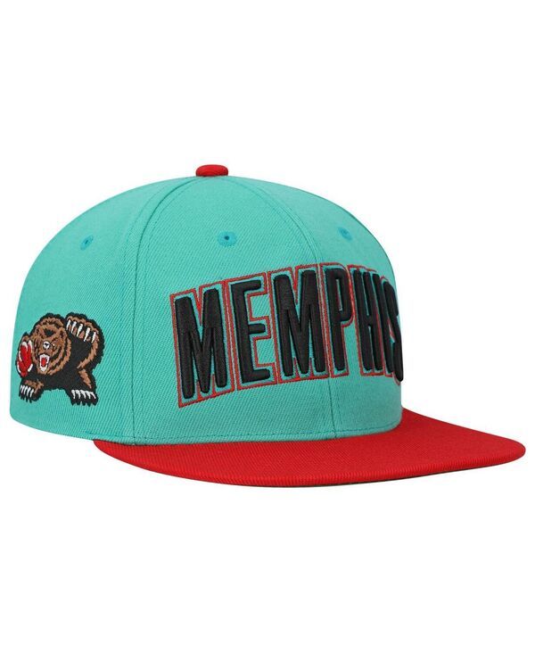 ミッチェルネス メンズ アクセサリー 帽子 Mitchell Ness Mens Teal Memphis Grizzlies Hardwood Classics Snapback Hat Teal