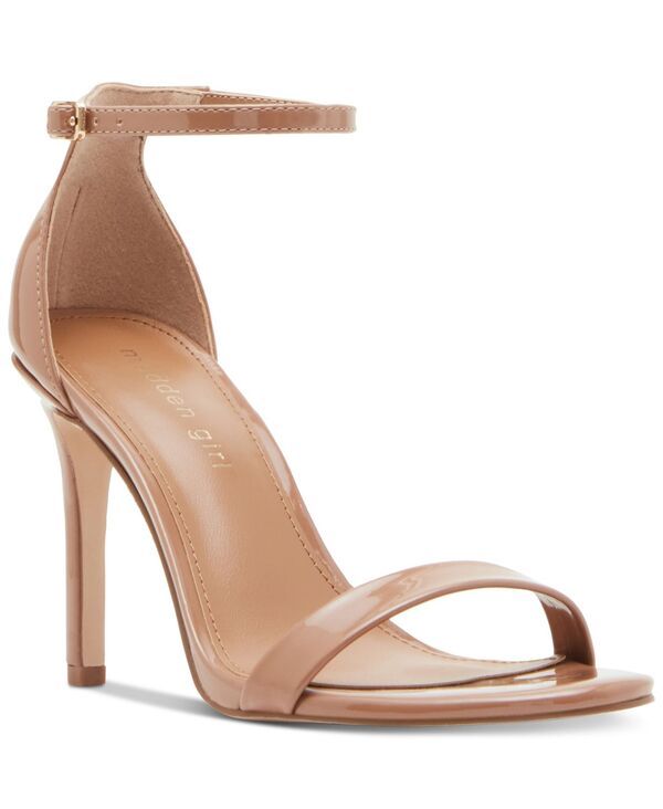 マッデンガール レディース シューズ サンダル Madden Girl Brazen TwoPiece Stiletto Dress Sandals Nude Patent