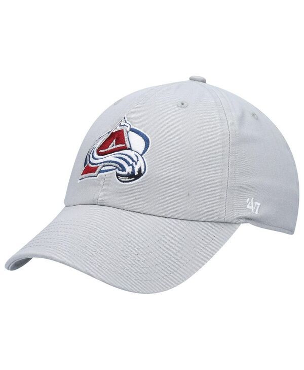 47 ブランド メンズ アクセサリー 帽子 47 Brand Mens 47 Gray Colorado Avalanche Clean Up Adjustable Hat Gray グレー