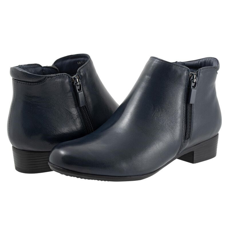 トロッターズ レディース シューズ ブーツ・レインブーツ Trotters Major Navy ネイビー