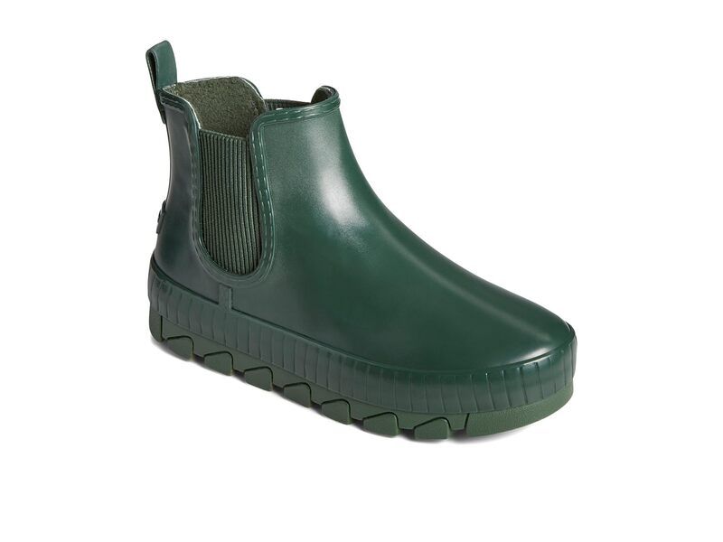 スペリー レディース シューズ ブーツ・レインブーツ チェルシー Sperry Torrent Chelsea Dark Green グリーン
