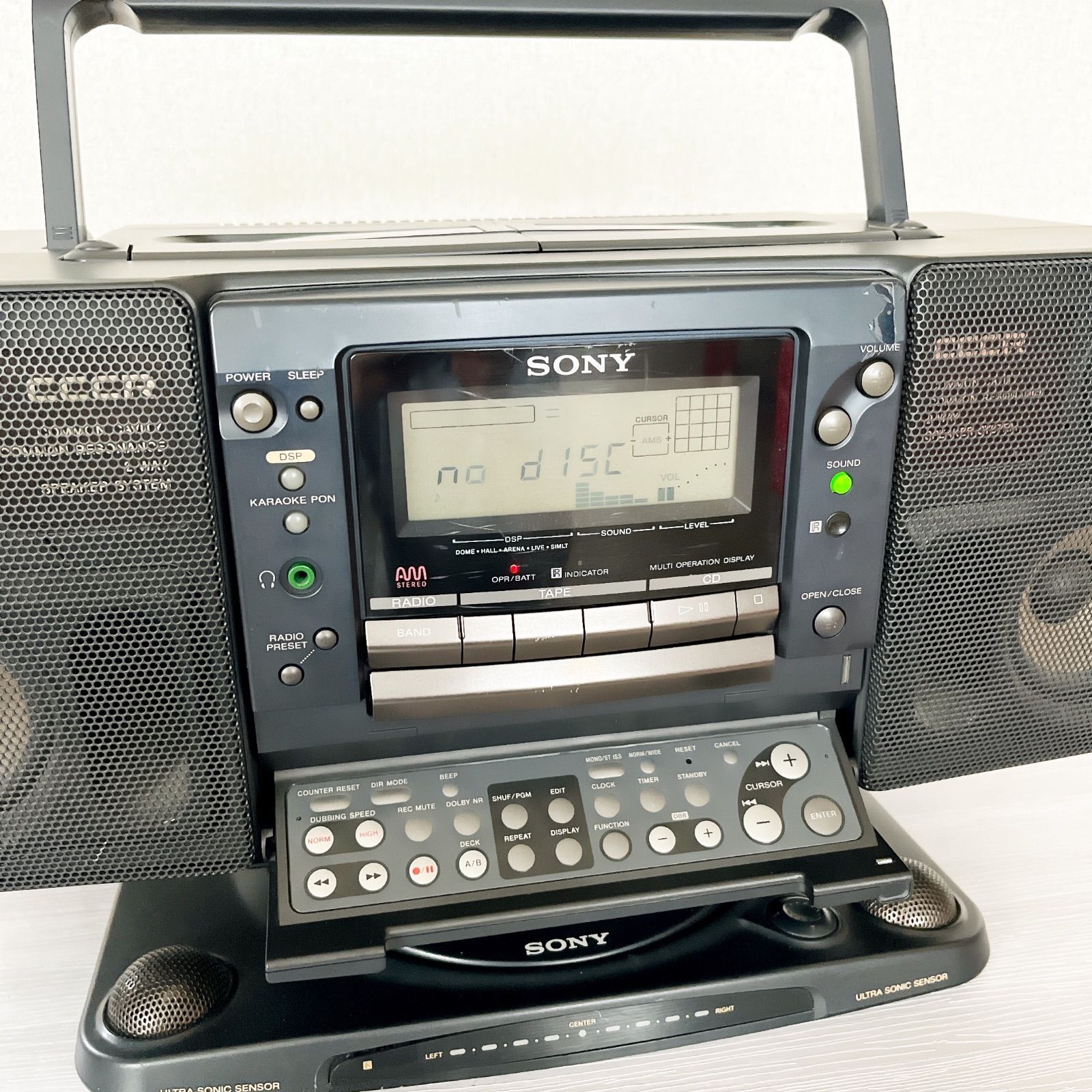 SONY ZS-8 SONAHAWK 電動回転台 SWV-2付属 ソニー ソナホーク ラジカセ